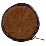 DARK BROWN SAND TEXTURE Mini Makeup Bags