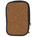 DARK BROWN SAND TEXTURE Compact Camera Cases