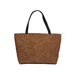 DARK BROWN SAND TEXTURE Shoulder Handbags