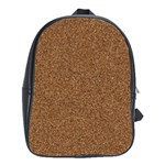 DARK BROWN SAND TEXTURE School Bags(Large) 