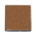 DARK BROWN SAND TEXTURE Memory Card Reader (Square)