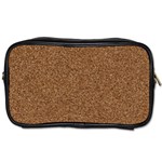 DARK BROWN SAND TEXTURE Toiletries Bags