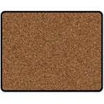 DARK BROWN SAND TEXTURE Fleece Blanket (Medium) 