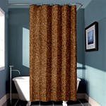 DARK BROWN SAND TEXTURE Shower Curtain 36  x 72  (Stall) 