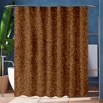 DARK BROWN SAND TEXTURE Shower Curtain 60  x 72  (Medium) 