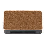 DARK BROWN SAND TEXTURE Memory Card Reader with CF