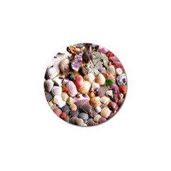 Colorful Sea Shells Golf Ball Marker by trendistuff