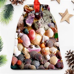 Colorful Sea Shells Bell Ornament (2 Sides) by trendistuff