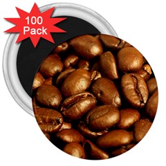 Chocolate Coffee Beans 3  Magnets (100 Pack) by trendistuff