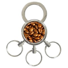 Chocolate Coffee Beans 3-ring Key Chains by trendistuff