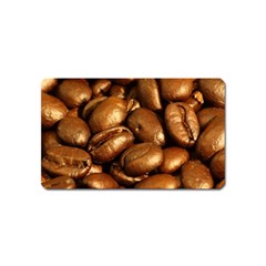 Chocolate Coffee Beans Magnet (name Card) by trendistuff