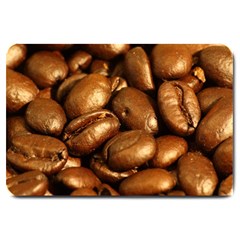 Chocolate Coffee Beans Large Doormat  by trendistuff