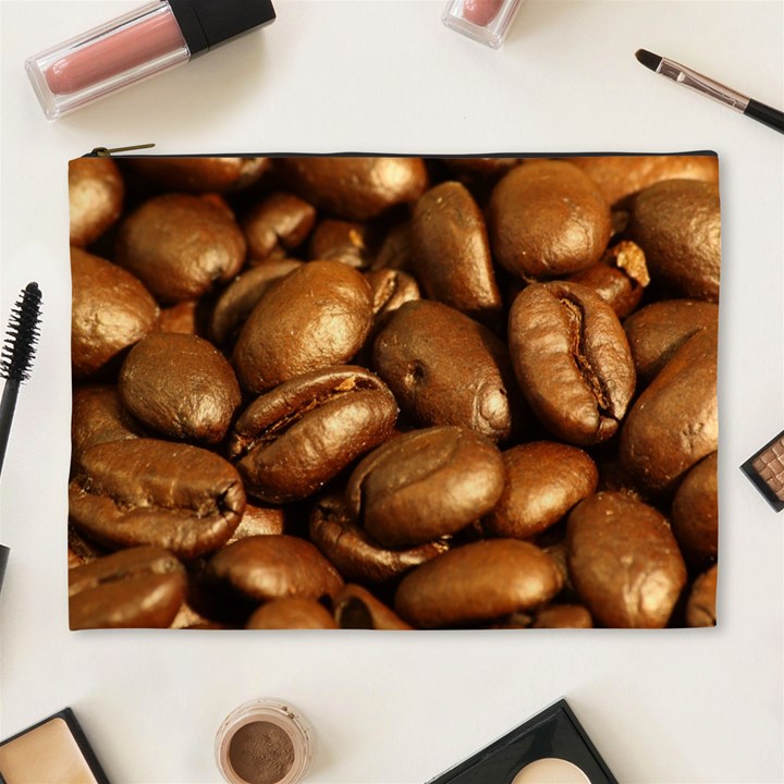 CHOCOLATE COFFEE BEANS Cosmetic Bag (XL)