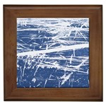 BLUE AND WHITE ART Framed Tiles