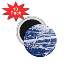 Blue And White Art 1 75  Magnets (10 Pack)  by trendistuff