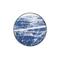 Blue And White Art Hat Clip Ball Marker (4 Pack) by trendistuff