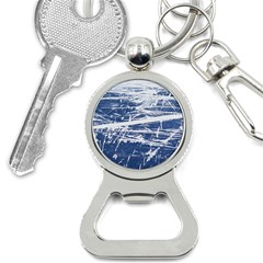 Blue And White Art Bottle Opener Key Chains by trendistuff