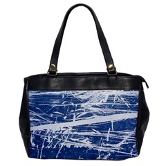 Blue And White Art Office Handbags by trendistuff