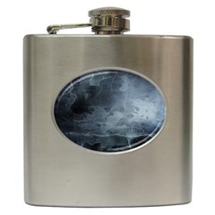 Black Splatter Hip Flask (6 Oz) by trendistuff