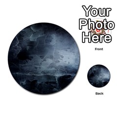 Black Splatter Multi-purpose Cards (round) 