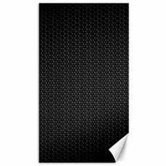 Black Honeycomb Canvas 40  X 72   by trendistuff