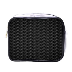 Black Honeycomb Mini Toiletries Bags by trendistuff