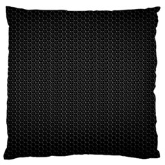 Black Honeycomb Large Cushion Cases (one Side)  by trendistuff