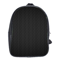 Black Honeycomb School Bags (xl)  by trendistuff