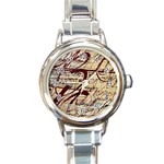 ABSTRACT 2 Round Italian Charm Watches