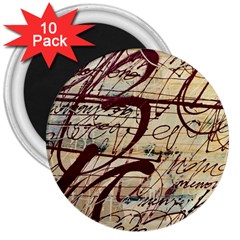 Abstract 2 3  Magnets (10 Pack)  by trendistuff