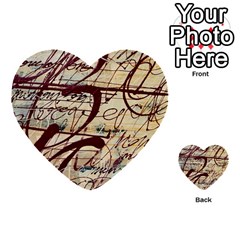 Abstract 2 Multi-purpose Cards (heart)  by trendistuff