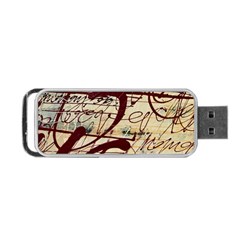 Abstract 2 Portable Usb Flash (one Side) by trendistuff