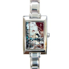 Abstract 1 Rectangle Italian Charm Watches by trendistuff