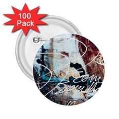 Abstract 1 2 25  Buttons (100 Pack)  by trendistuff