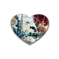 Abstract 1 Heart Coaster (4 Pack)  by trendistuff