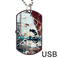 Abstract 1 Dog Tag Usb Flash (one Side) by trendistuff