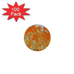 Yellow Rusty Metal 1  Mini Buttons (100 Pack)  by trendistuff