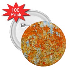 Yellow Rusty Metal 2 25  Buttons (100 Pack)  by trendistuff