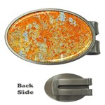 YELLOW RUSTY METAL Money Clips (Oval) 