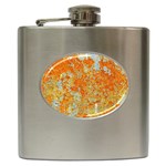 YELLOW RUSTY METAL Hip Flask (6 oz)