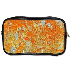 Yellow Rusty Metal Toiletries Bags by trendistuff