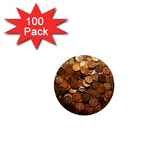 Us Coins 1  Mini Buttons (100 Pack)  by trendistuff