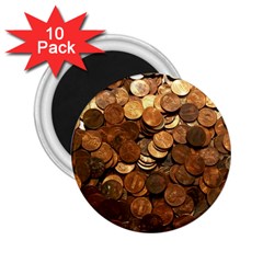 Us Coins 2 25  Magnets (10 Pack)  by trendistuff