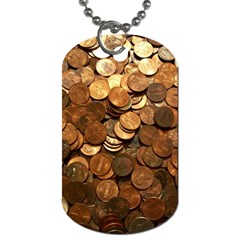 Us Coins Dog Tag (one Side) by trendistuff