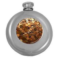 Us Coins Round Hip Flask (5 Oz) by trendistuff