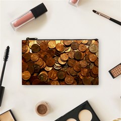 Us Coins Cosmetic Bag (small)  by trendistuff