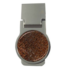 Rusty Metal Pattern Money Clips (round)  by trendistuff