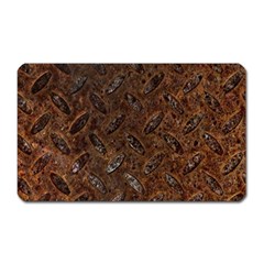 Rusty Metal Pattern Magnet (rectangular) by trendistuff