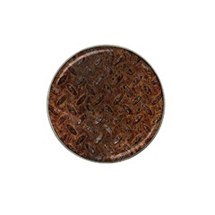 Rusty Metal Pattern Hat Clip Ball Marker by trendistuff