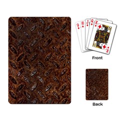 Rusty Metal Pattern Playing Card by trendistuff